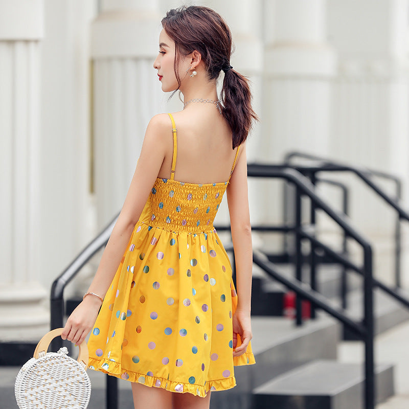 Polka Dot Slim Dress photo 3