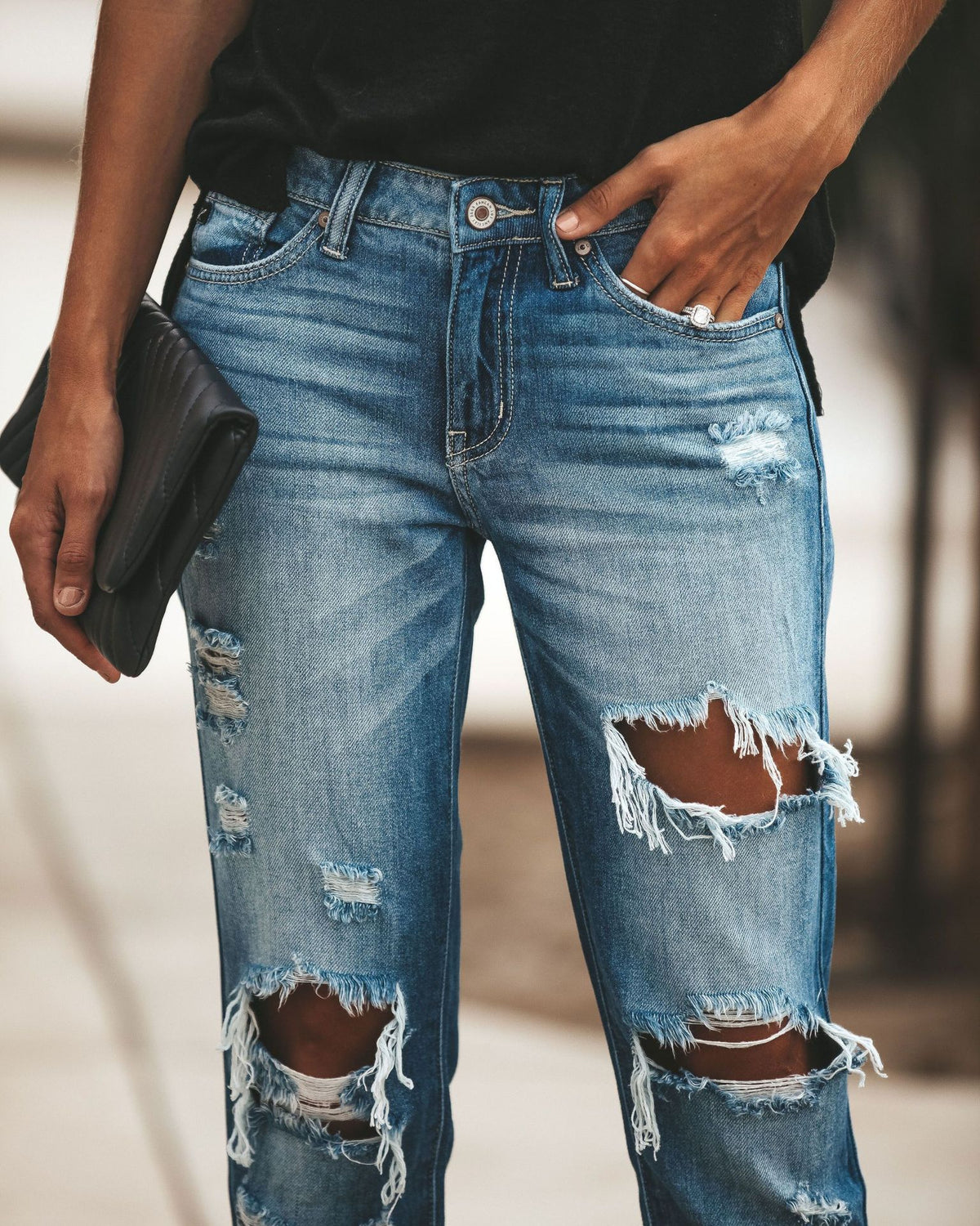 Large Ripped Jeans photo 2