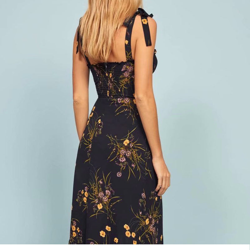 V-neck Ruffled Dress photo 6