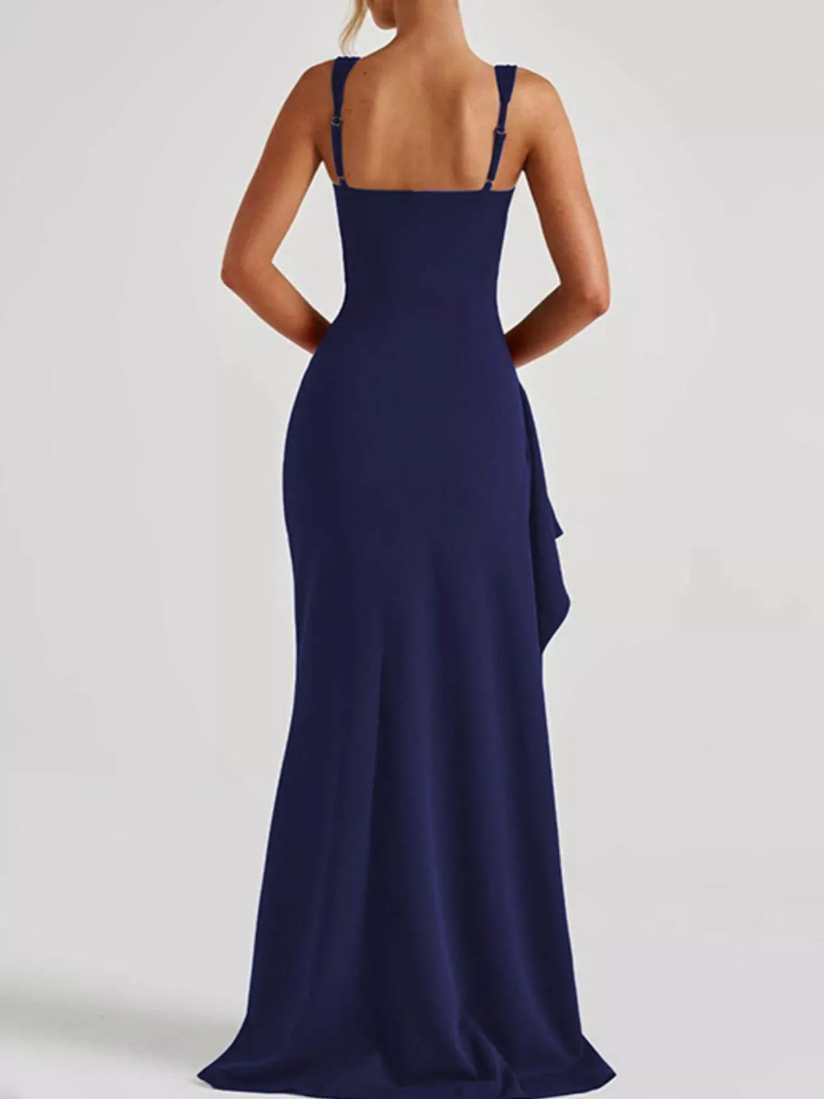 Slit Square Neck Maxi Dress (12)