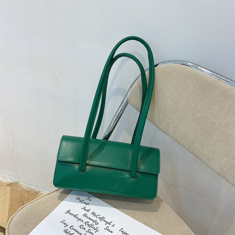 Minimalist Solid Color Shoulder Bag photo 2