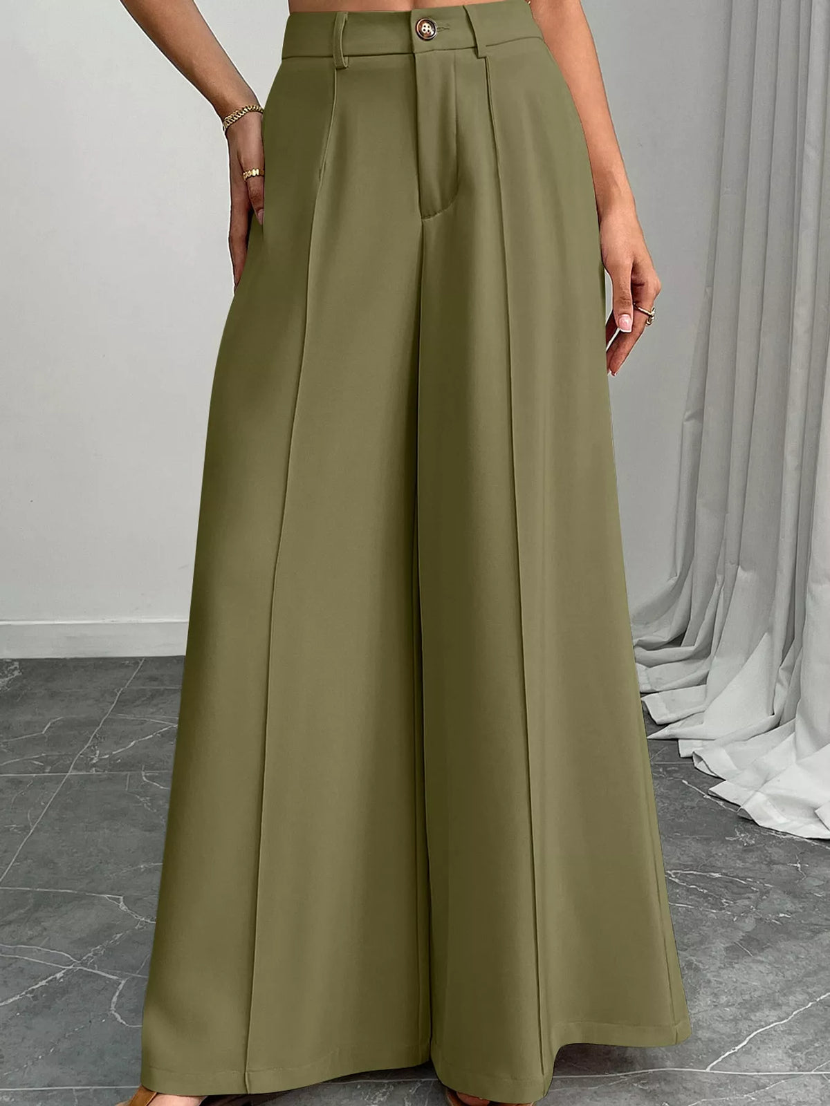 High-waisted Wide-leg Pants (12)