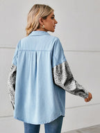 Leopard Button Up Denim Jacket (7)