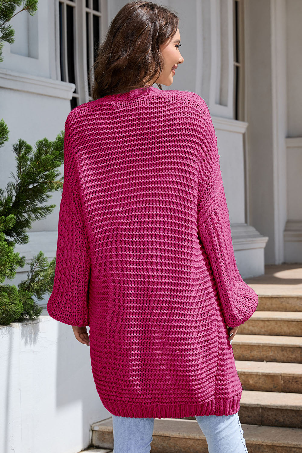 Open Front Longline Cardigan (10)
