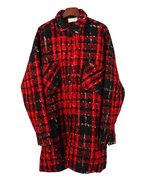 Gold Plaid Red Shirt photo 7