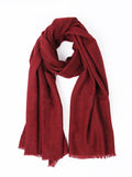 Cashmere Wool Scarf variant CJNSFSWJ01004-Red