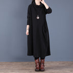Long Sleeve Loose Large Size Casual Dress photo 1