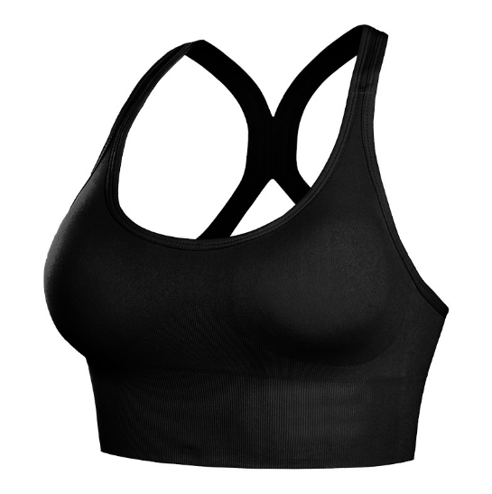 Accent Sports Bra variant CJNSSYTZ01252-XL-Black|CJNSSYTZ01252-M-Black|CJNSSYTZ01252-L-Black|CJNSSYTZ01252-S-Black