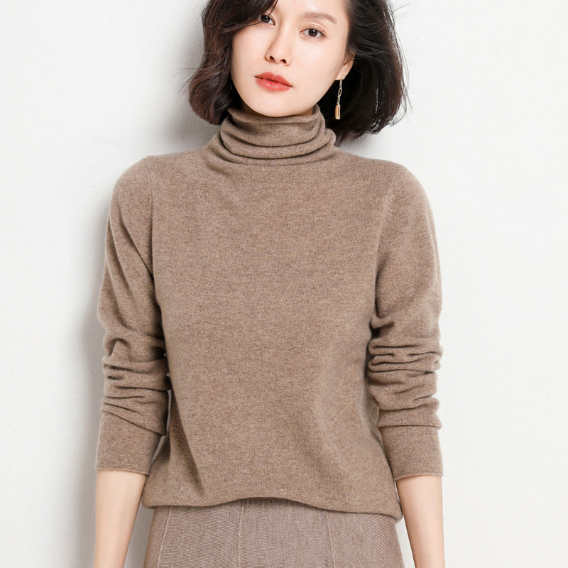 Turtleneck Cashmere Sweater Pure variant CJNSSYMY02261-Dark camel-S|CJNSSYMY02261-Dark camel-XXL|CJNSSYMY02261-Dark camel-XL|CJNSSYMY02261-Dark camel-M|CJNSSYMY02261-Dark camel-L