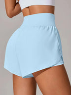 Pocketed High Waist Active Shorts (18)
