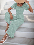 Printed Square Neck Puff Sleeve Jumpsuit (20)