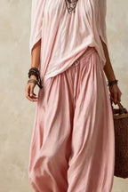 Full Size Off-shoulder Top Wide-leg Pants Set Plus (12)