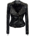 Short Leather Jacket variant CJNSWTFP00088-Black-XXL|CJNSWTFP00088-Black-M|CJNSWTFP00088-Black-S|CJNSWTFP00088-Black-L|CJNSWTFP00088-Black-XL
