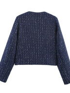 Tweed Button Up Cropped Outerwear (2)