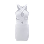 V-neck Solid Dress photo 2