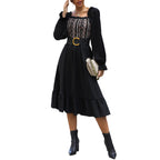 Square-neck Cinched Midi Dress photo 8