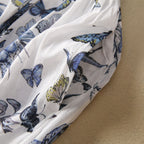 Butterfly Flower Cotton Dress photo 3