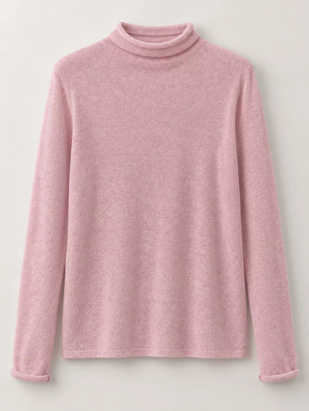 Sheer Turtleneck Knit Top (13)