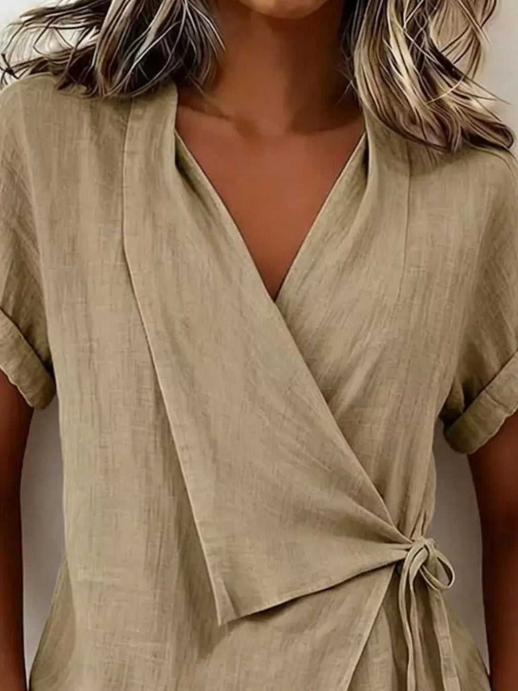 Tie-side Detail Wrap Top (11)