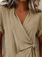 Tie-side Detail Wrap Top (11)
