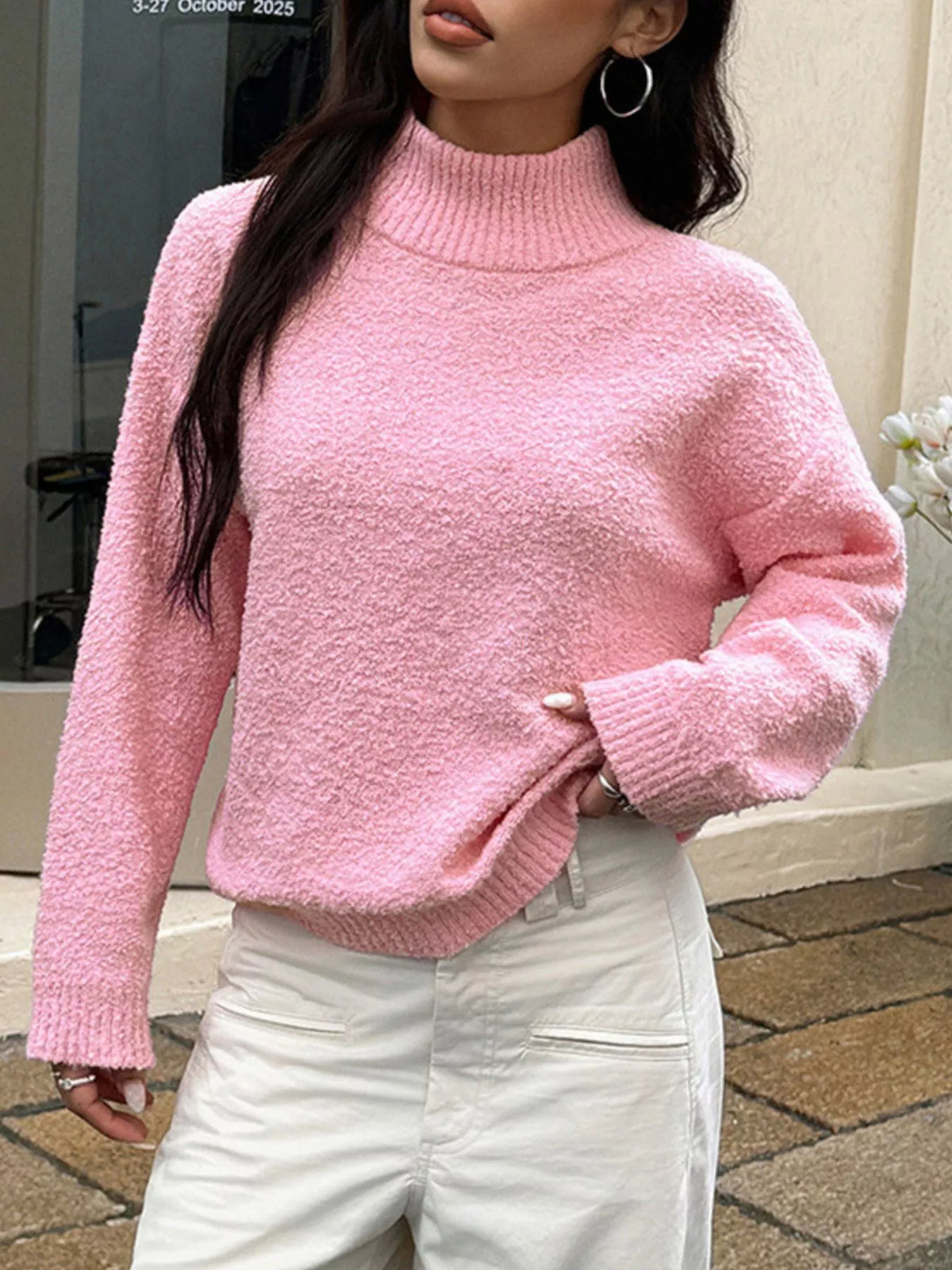 Turtleneck Long Sleeve Sweater (11)