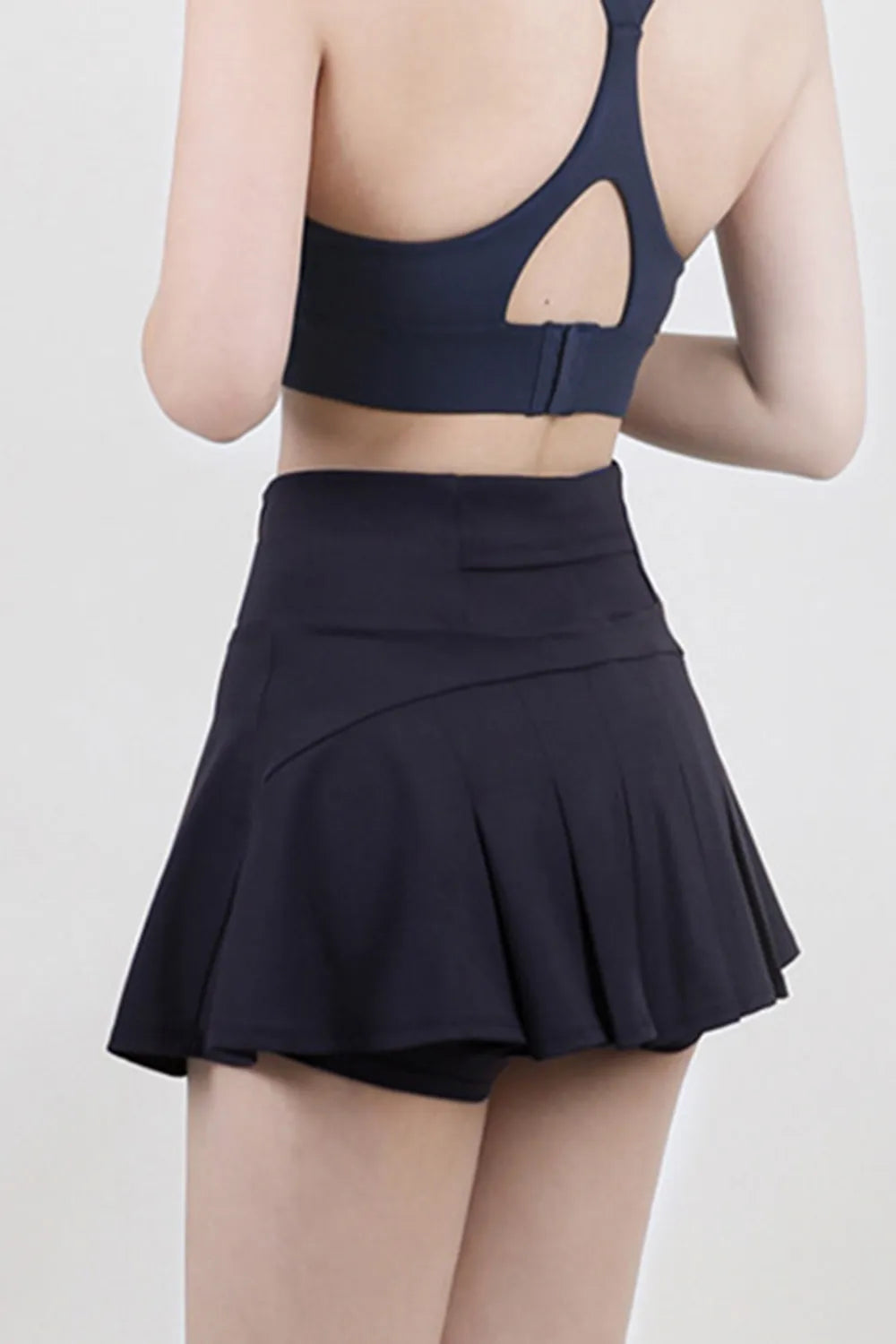 High Waist Pleated Active Skirt (15)