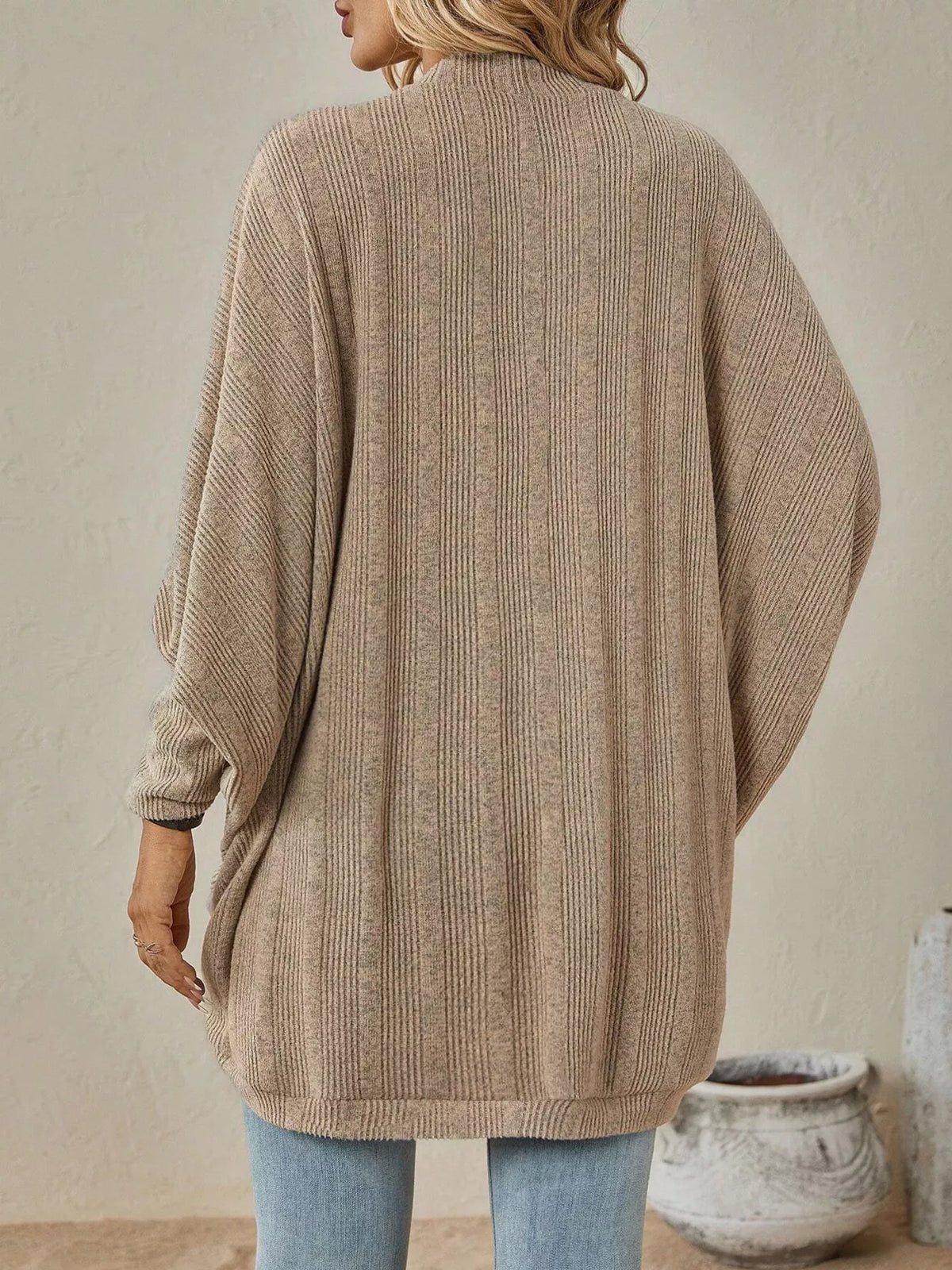 Open Front Cocoon Cardigan (19)
