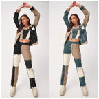 High Elastic Stitching Raw Edge Straight-leg Jeans photo 2