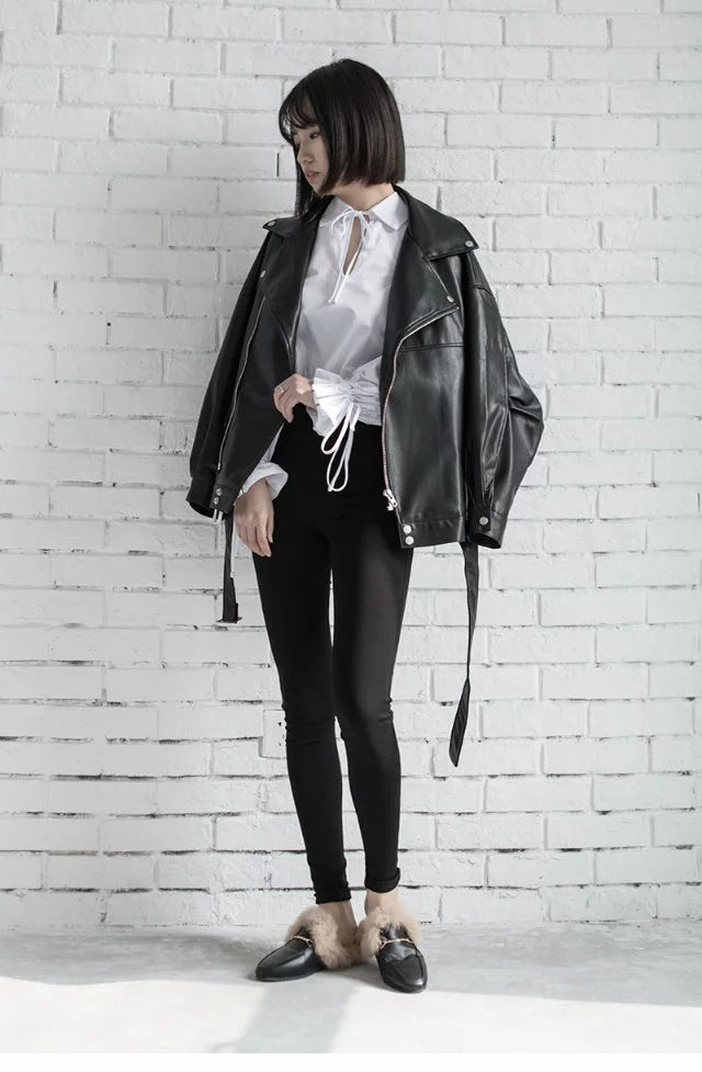 Leather Jacket Motorcycle photo 2