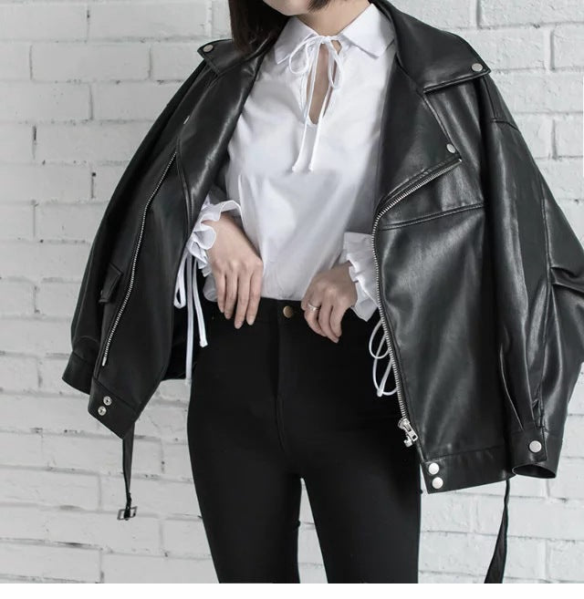 Leather Jacket Motorcycle photo 1