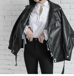 Leather Jacket Motorcycle photo 1