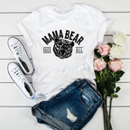 Mama Mom Letter Print T-shirt Short Sleeve Top photo 4