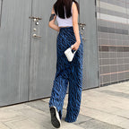 Zebra Print High-rise Jeans photo 2