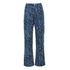 Zebra Print High-rise Jeans variant CJNS103329701AZ|CJNS103329702BY|CJNS103329703CX