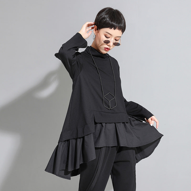 Dark Cold Ruffled Baby Shirt Long Sleeves photo 4