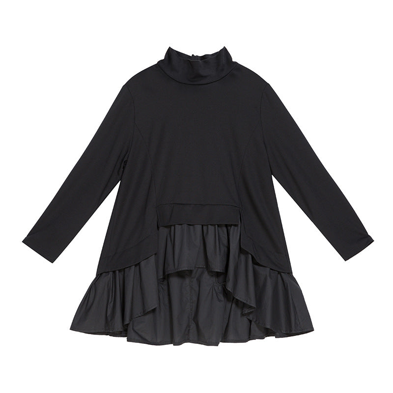 Dark Cold Ruffled Baby Shirt Long Sleeves variant CJNS103996501AZ|CJNS103996502BY|CJNS103996503CX