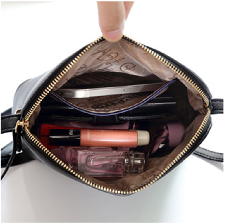 Shoulder Bag Cross Pattern Small Single Messenger photo 1