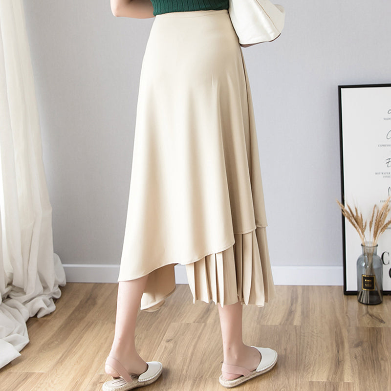 Hepburn High Waist Large Swing Umbrella Skirt photo 1