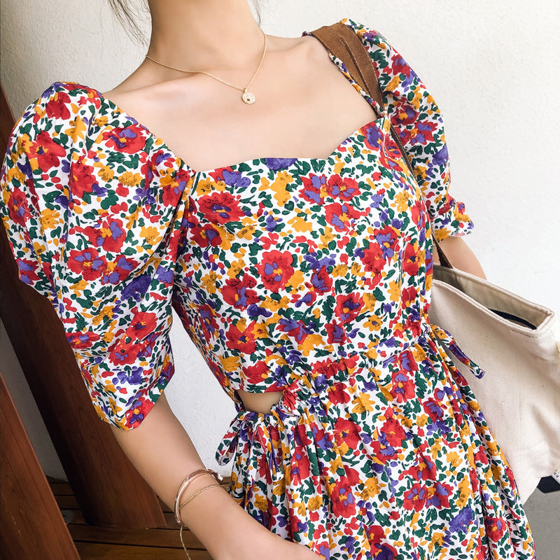 Cotton Printed Floral Dress Summer photo 2