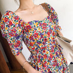 Cotton Printed Floral Dress Summer photo 2