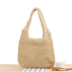 Leisure One Shoulder Straw Woven Bag variant CJNS104904201AZ