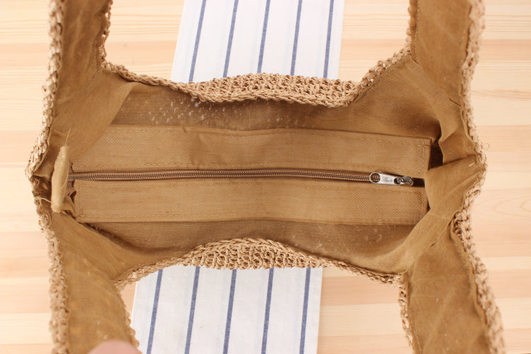 Leisure One Shoulder Straw Woven Bag photo 5