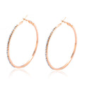 Street Exaggerated Geometric Diamond Earrings variant CJLX105074301AZ