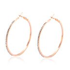 Street Exaggerated Geometric Diamond Earrings variant CJLX105074301AZ