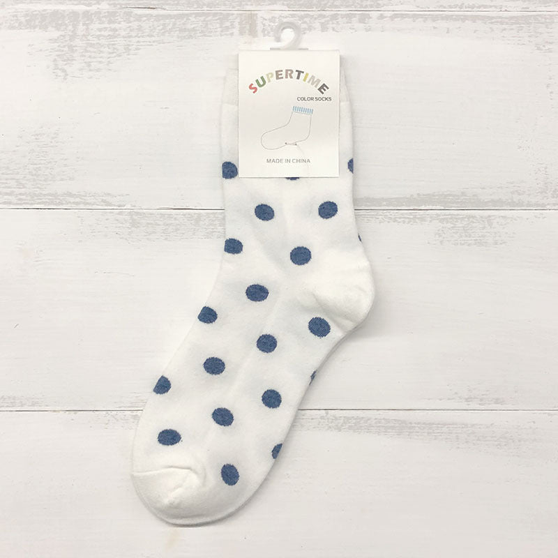 Mid-length Tube Polka Dot Socks variant CJWZ106514502BY