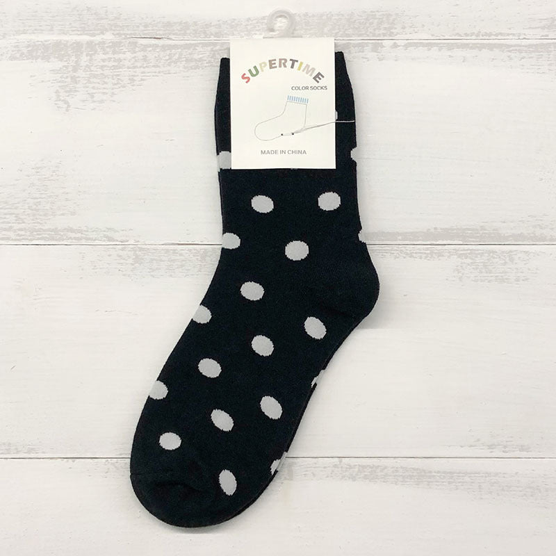 Mid-length Tube Polka Dot Socks variant CJWZ106514501AZ