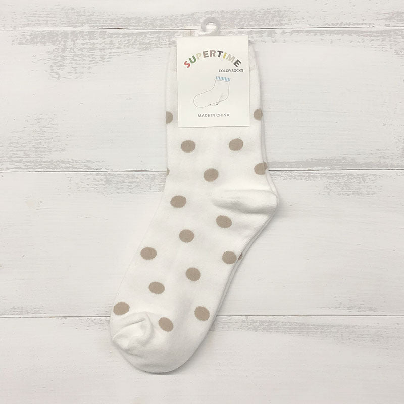 Mid-length Tube Polka Dot Socks variant CJWZ106514504DW