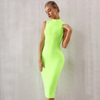 Sleeveless Slim Midi Dress photo 1