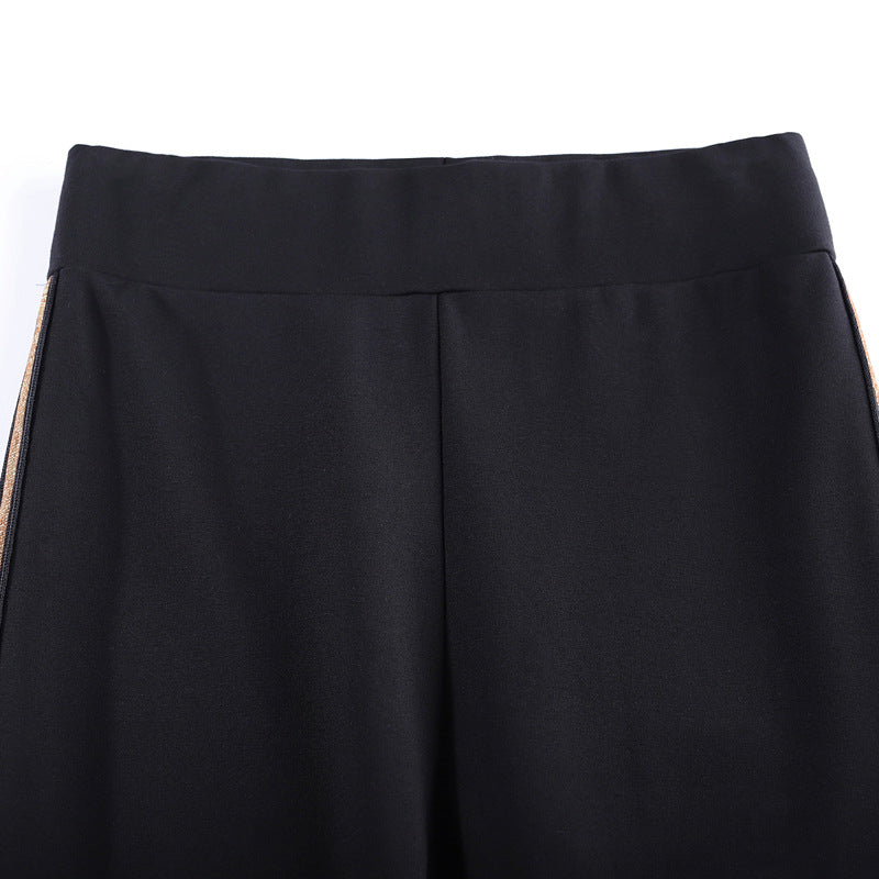 Sweatpants White Side Feet Harem Pants Casual Loose Guard photo 2