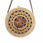 Popular Rattan Bag Round Beach Shoulder Straw variant CJNS109816501AZ